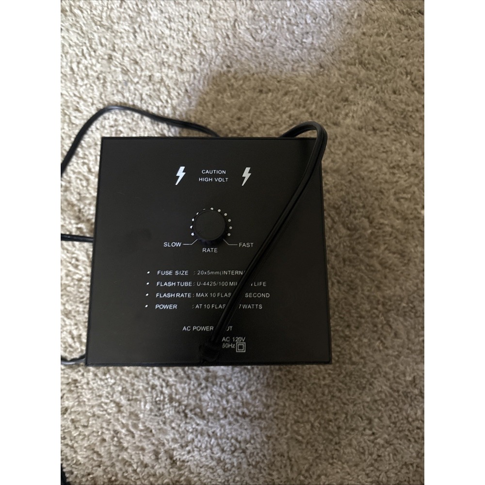 Strobe Light Portable White Flashing Spencers Gifts Party Light Y2K Adjustable - Picture 7 of 7